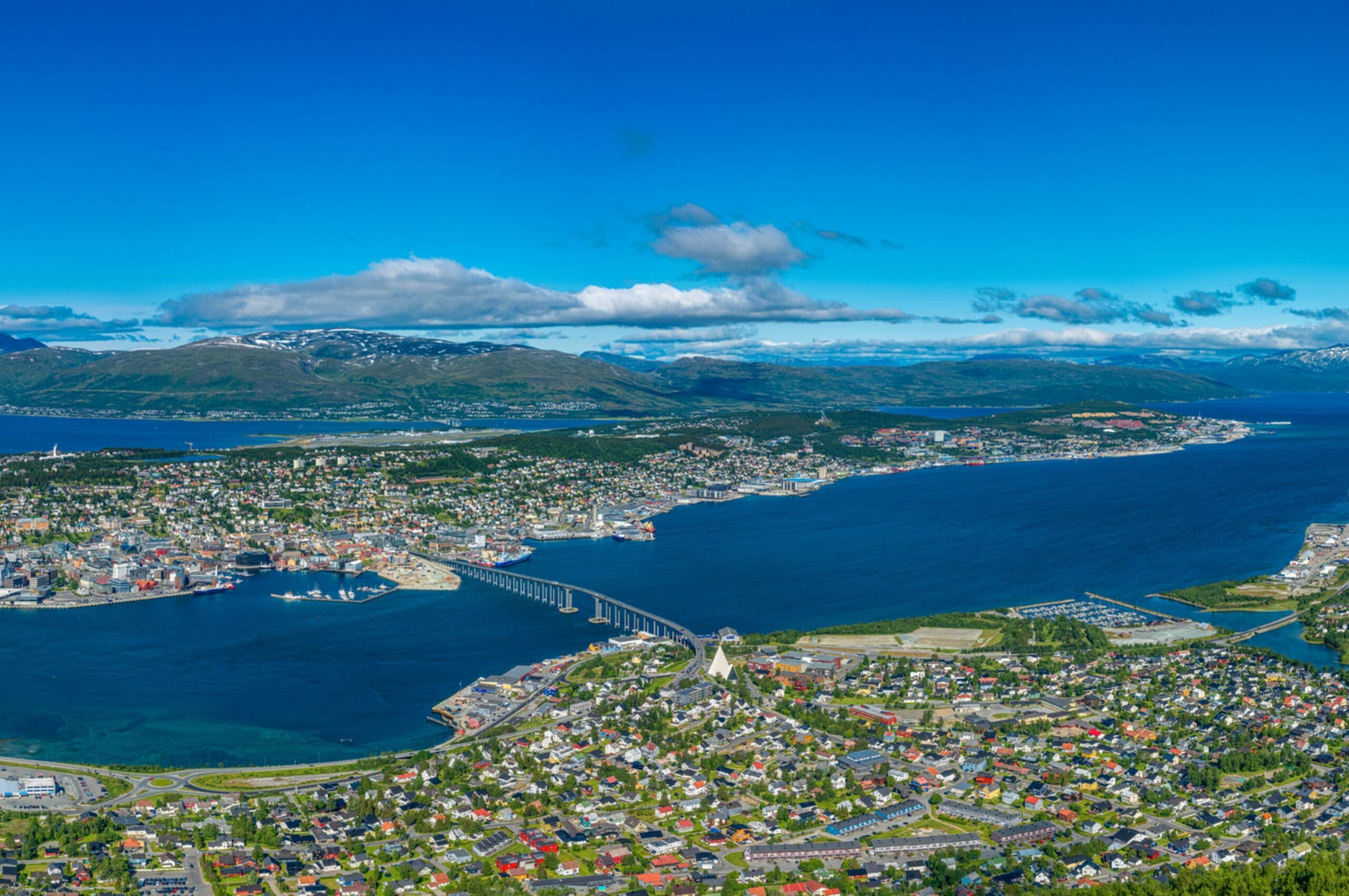 Tromsø Photo of a harbour in Tromsø